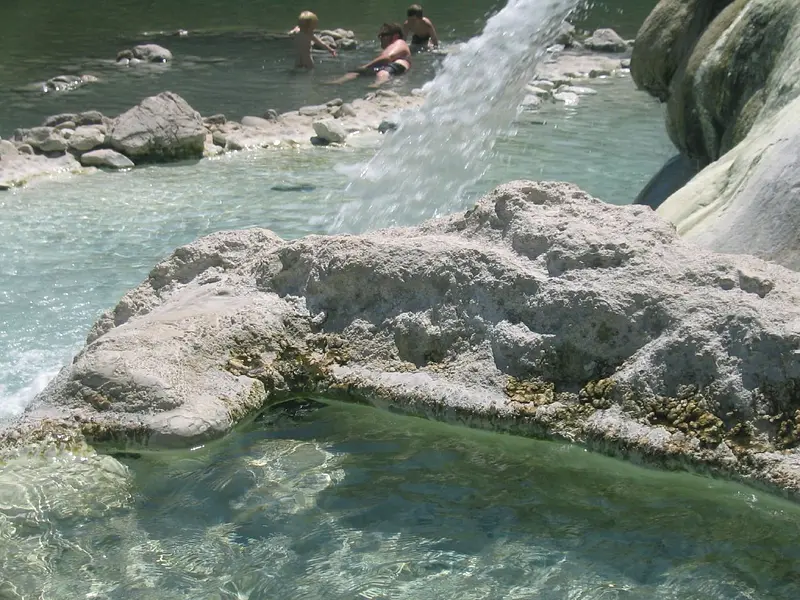 Petriolo hot springs in the Basso Merse nature reserve