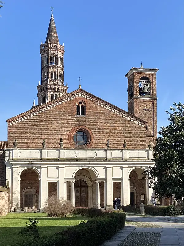 Die Abtei von Chiaravalle am Stadtrand von Mailand