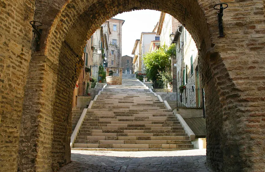 The Piaggia Steps and the Polenta Well.