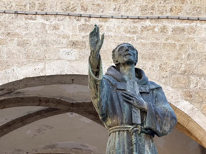 Monument of St. Francis in Rieti