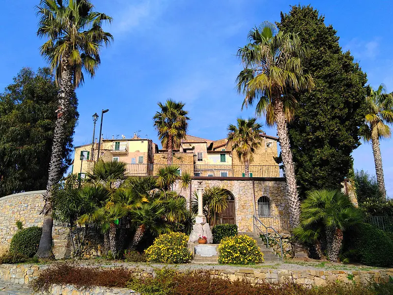 Sasso, the tower-houses in the hinterland of Bordighera
