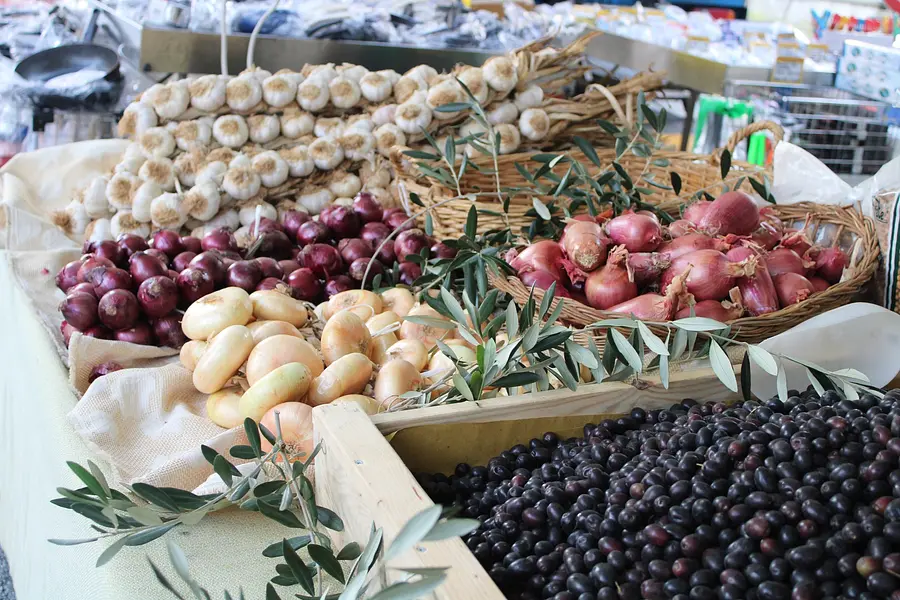 Olive and fall produce fair in Coriano