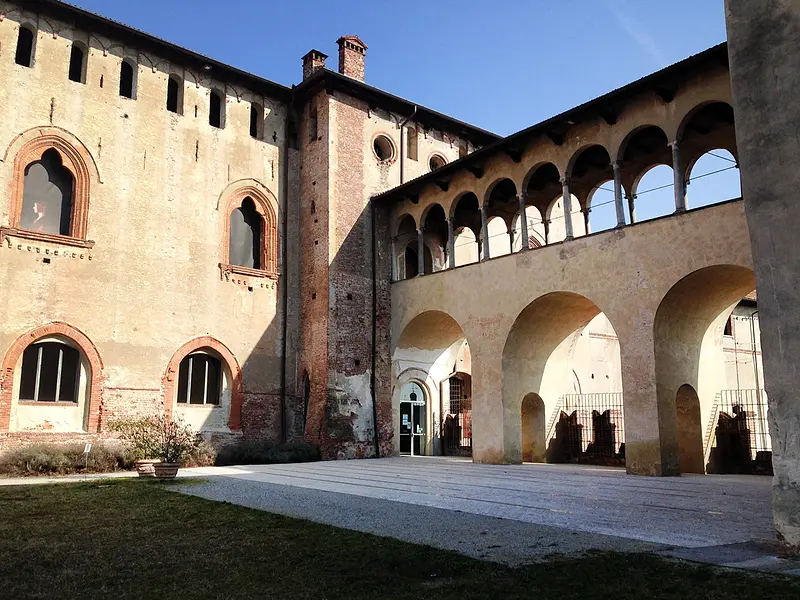 The majestic Castle of Vigevano