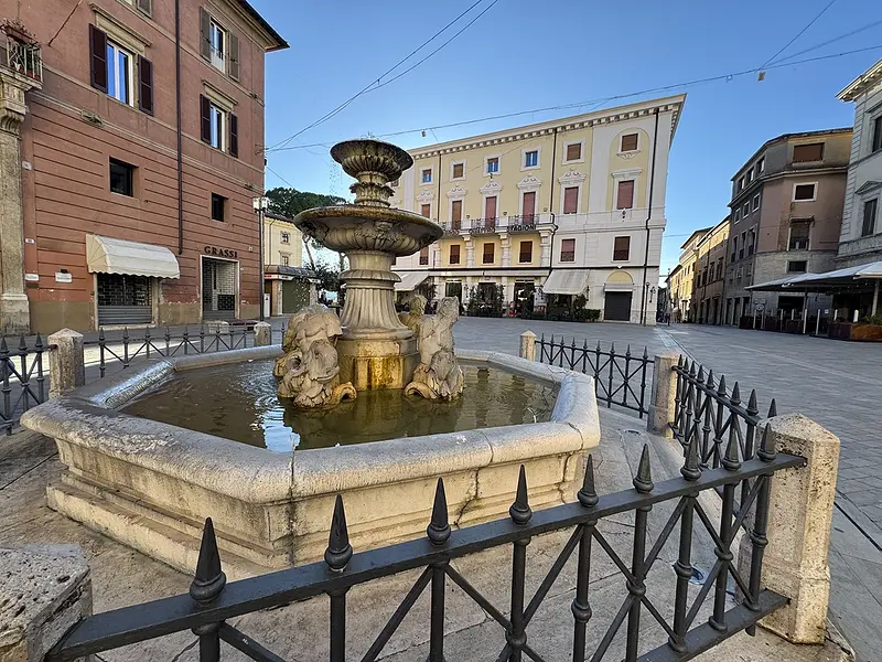 Cesare Battisti Square in Rieti