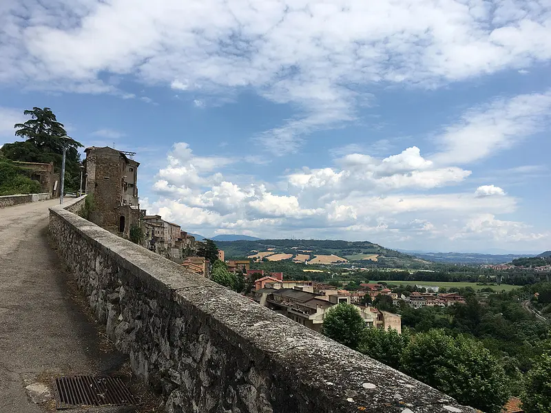 Von Attigliano nach Civita Castellana, über Orte