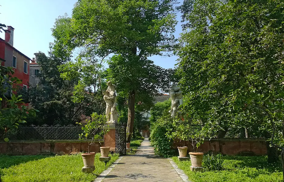 Historical garden of Palazzo Soranzo Cappello