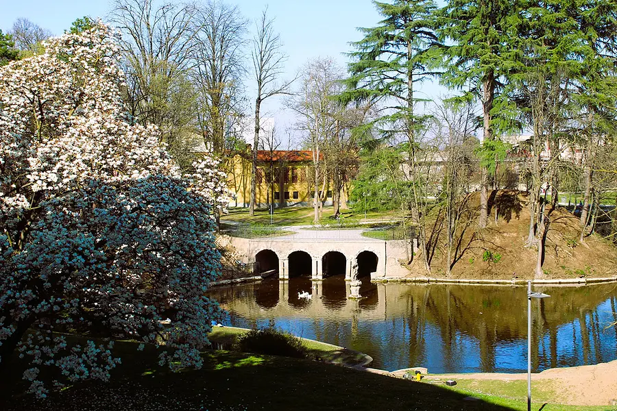 Park of Villa Frisiani Olivares Ferrario