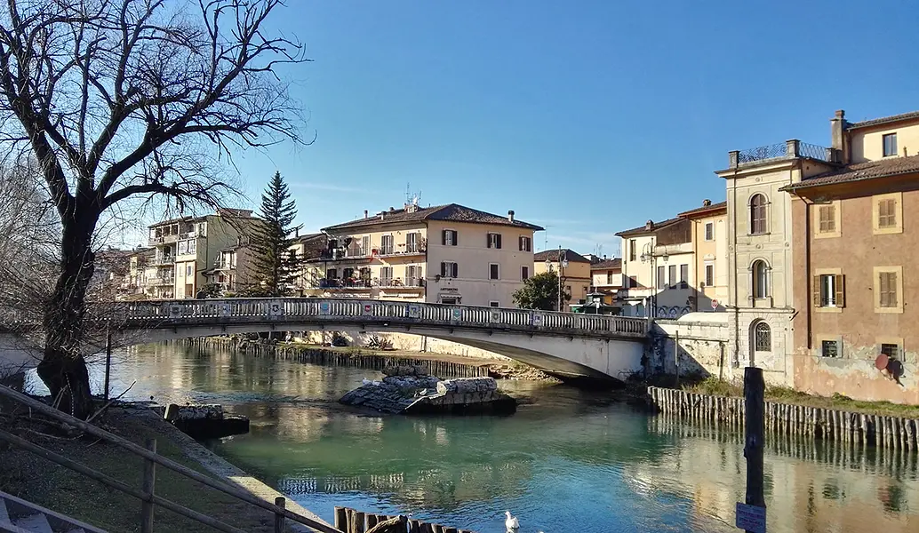 The waters of the Velino and their Rieti.