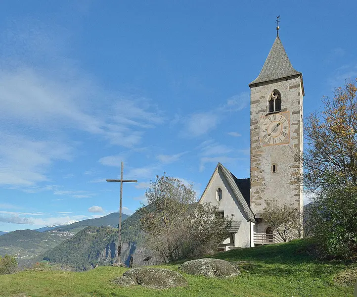 The little church of St. Verena in Rotwand on the Renon - Ritten