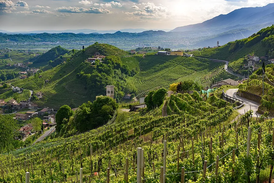 Große Tour von Conegliano nach Valdobbiadene mit dem E-Bike