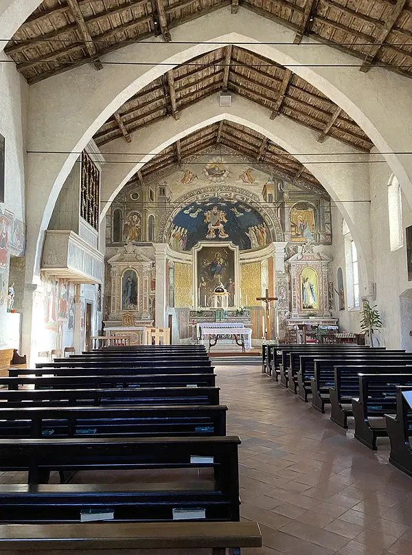 The frescoes of Santa Maria Assunta in Borgo in Nembro