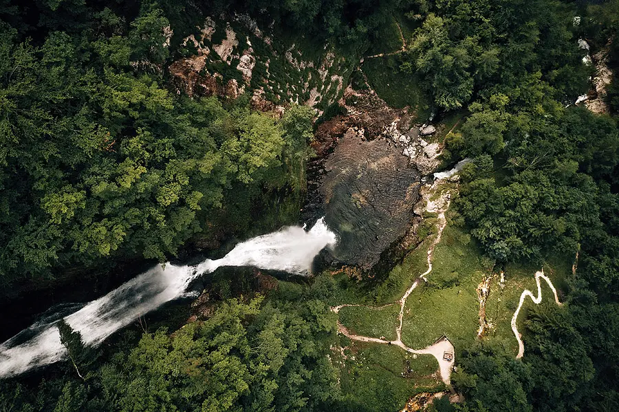 Fontanon of Goriuda, the legendary waterfall