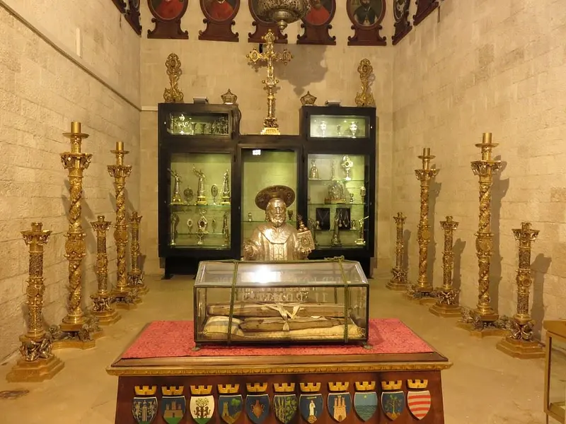 The relics of the Basilica of St. Nicholas