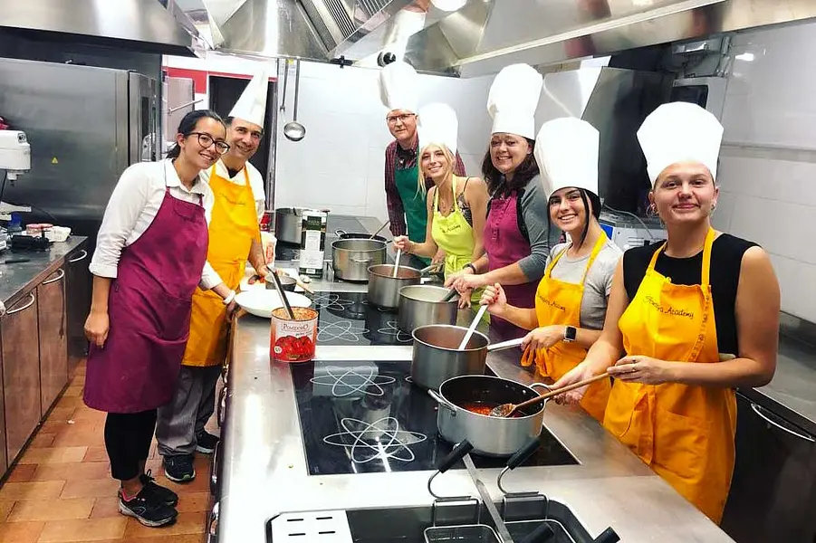 Cours de cuisine à l'Accademia del Gusto, au cœur de Sienne