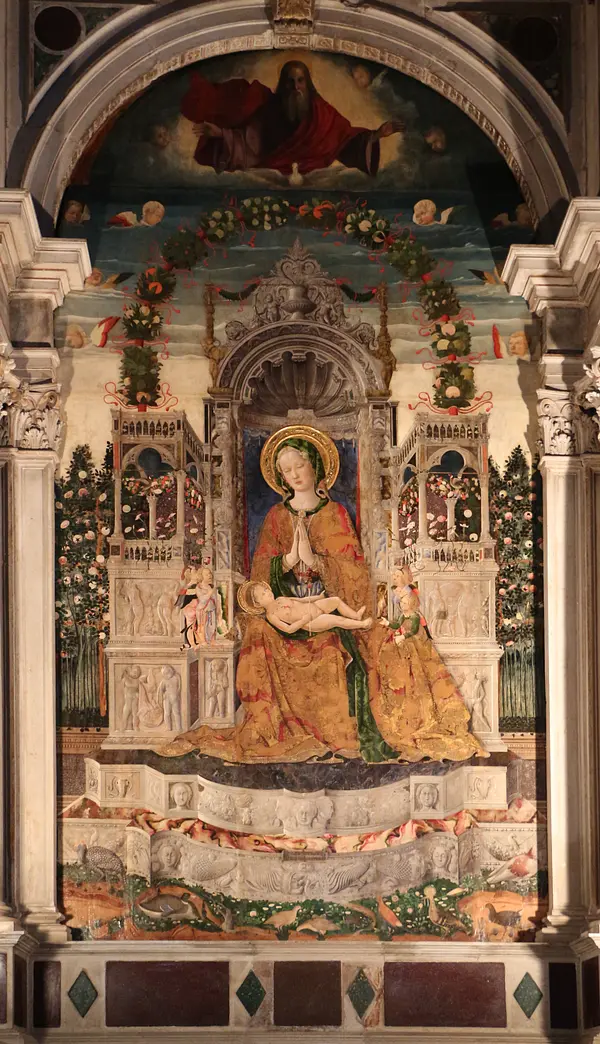 Madonna and Child Enthroned by Brother Anthony of Negroponte